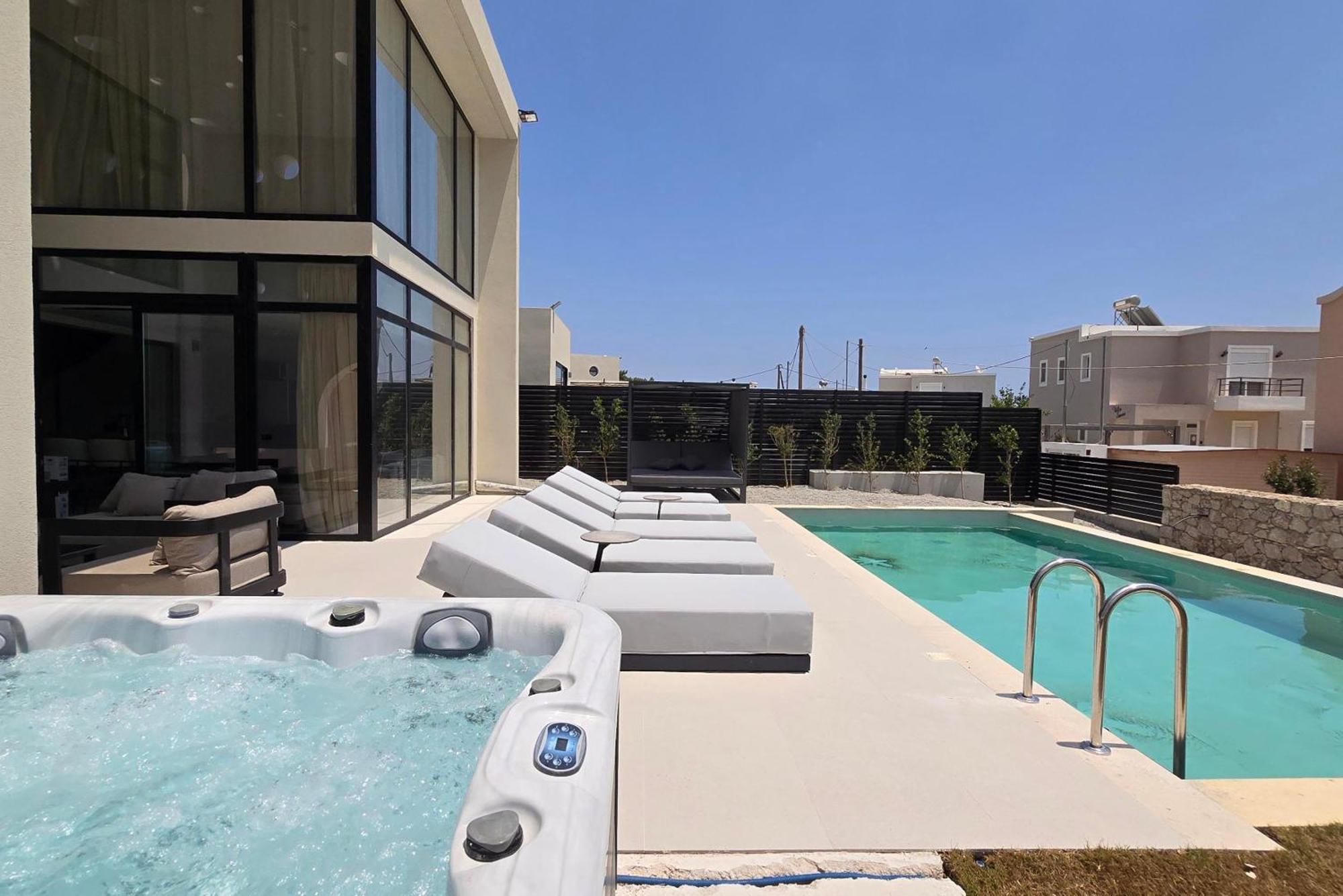 Trapezia Luxury Living Villa Kolymbia Luaran gambar