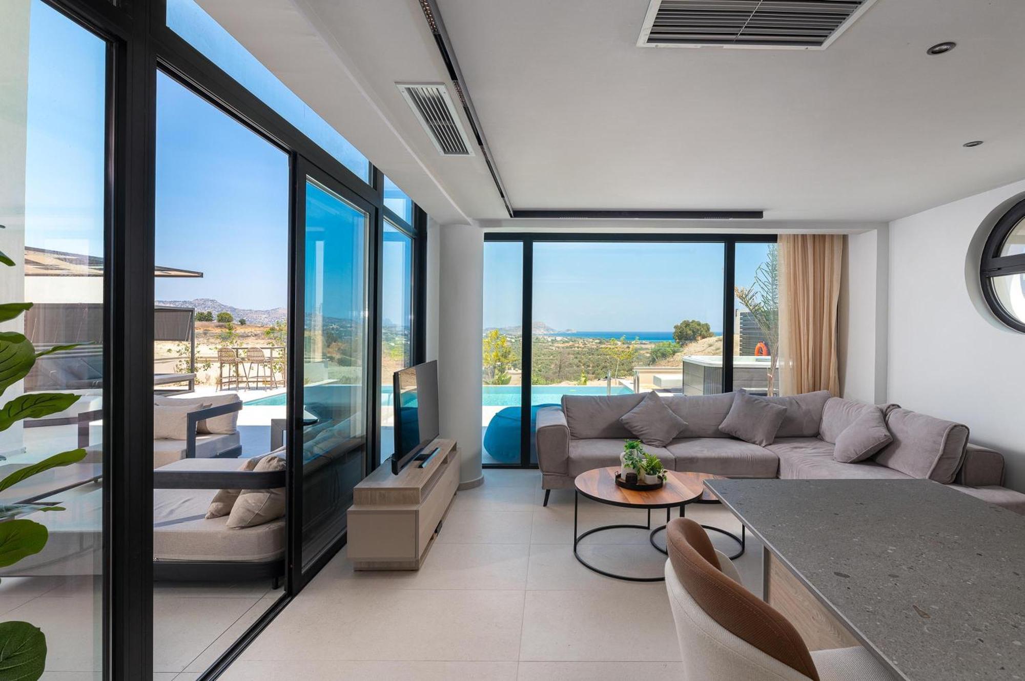 Trapezia Luxury Living Villa Kolymbia Luaran gambar
