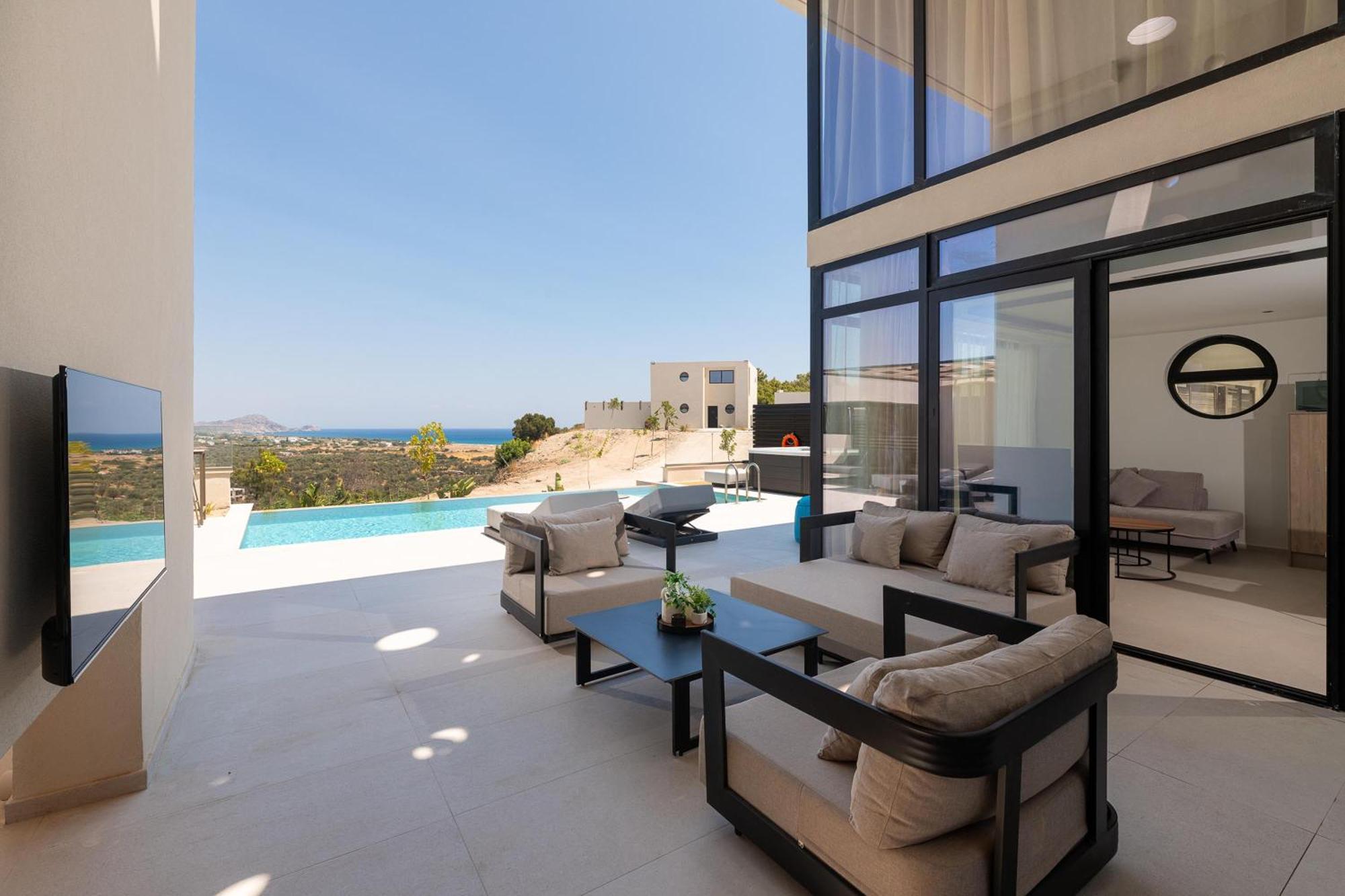 Trapezia Luxury Living Villa Kolymbia Luaran gambar